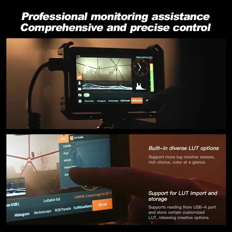 Viltrox DC-X2/DC-X3 Portable Monitor 6 Inch 2026 Nits 4K Touch Screen Profissional Photographic HD FHD Camera Monitor for Vedio