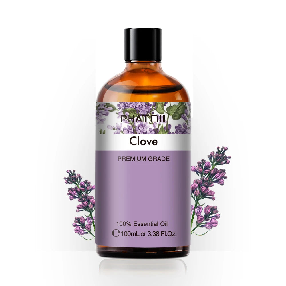 100ml Pure Essential Oil for Diffusers — Aromatherapy (Lavender, Rose, Peppermint & More)