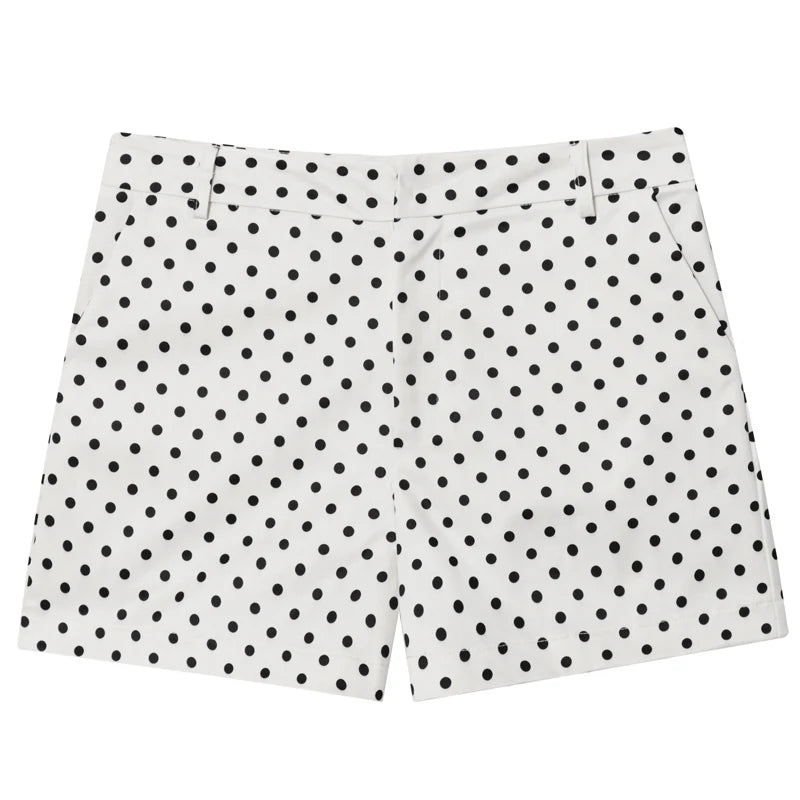 Women's Polka Dot Bomber Jacket, Oversized Zip-Up