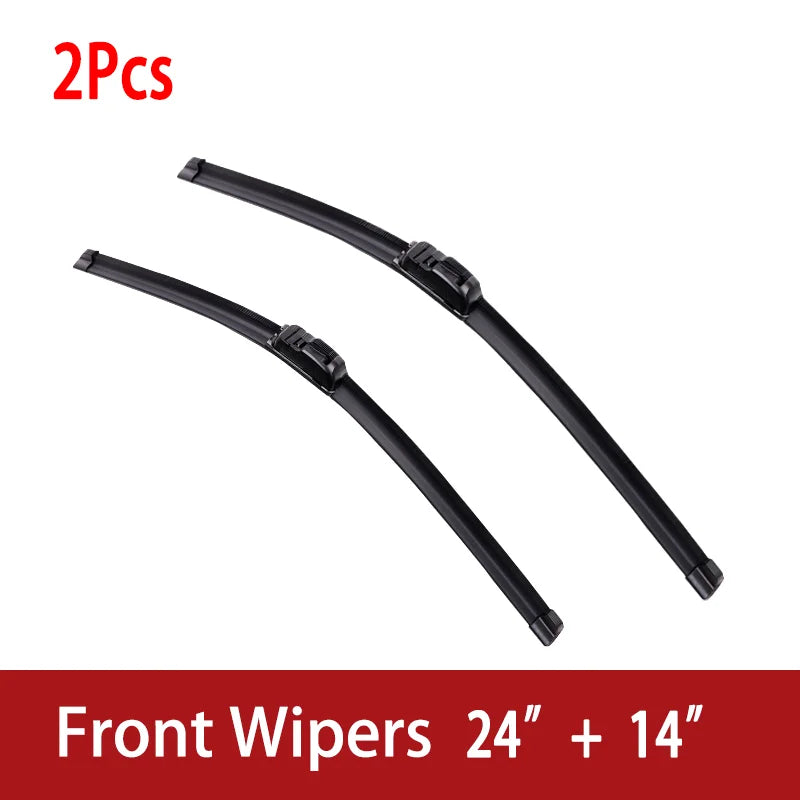 Kcimo Premium High Quality For TOYOTA Yaris MK3 Hatchback 2011-2019 Car U-type Rubber Boneless Wiper - HD Quiet Durable 24"+14"
