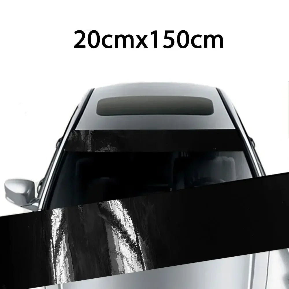 Car Sunshade Stickers Auto Front Windshield 3D Vinyl Film Rear Gear Sunshade Decorative Decals Stickers Auto Decorative Stickers