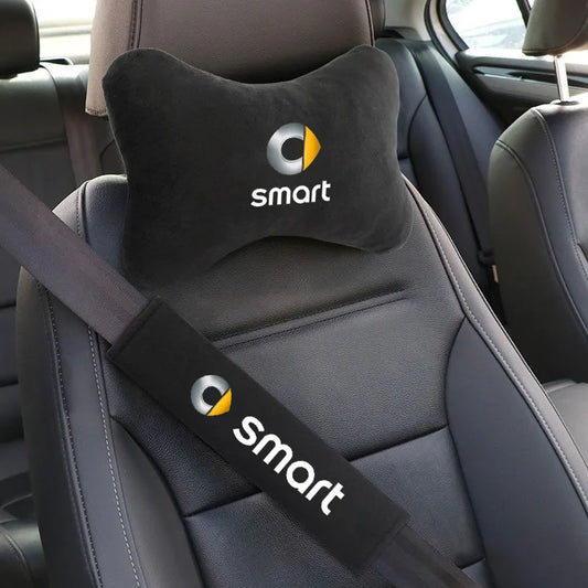 For Smart Fortwo Forfour 453 451 450 Car Headrest Neck Support Seat Soft Neck Pillow Auto Accessories