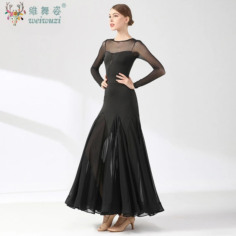 Women's waltz ballroom performance dress