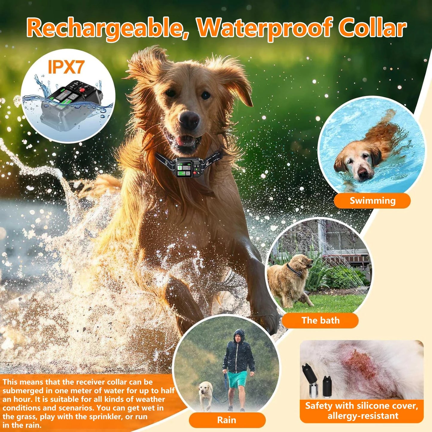 GPS Wireless Dog Fencing System – Electric Satellite Pet Fence | 15–2000m Range