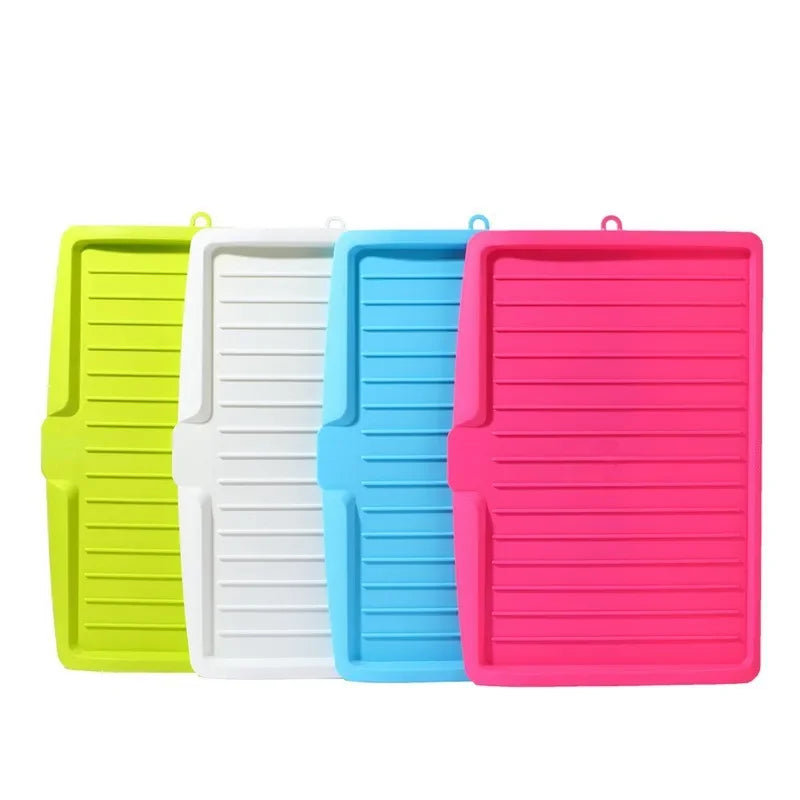 Folding Plastic Dish Drain Tray - Countertop Drying Board - photo 6