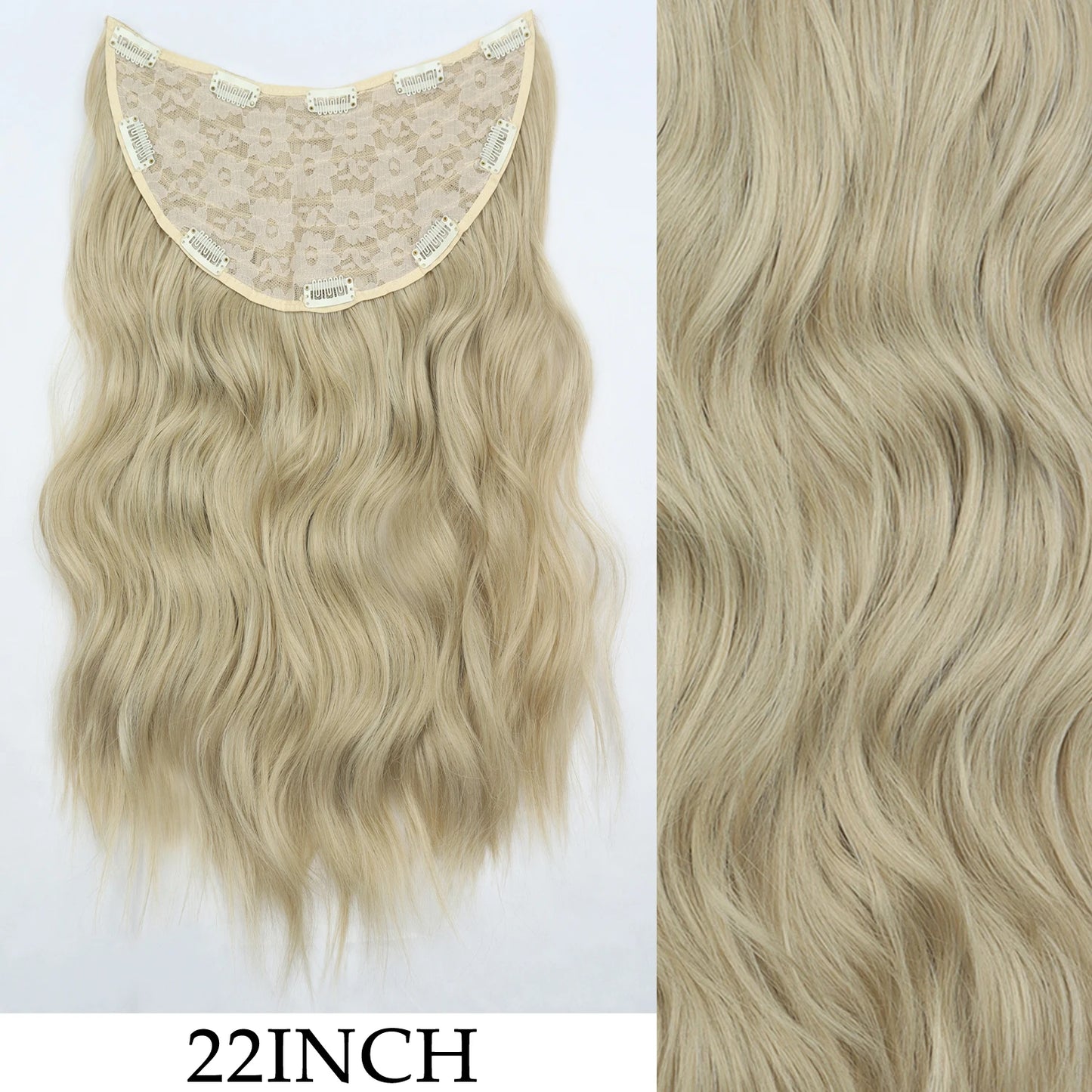 7Pcs/Set 16 Clips Hair Extension Black Long Straight Natural Hair Ombre Hairpiece Heat Resistant Fiber for Women Hairstyle