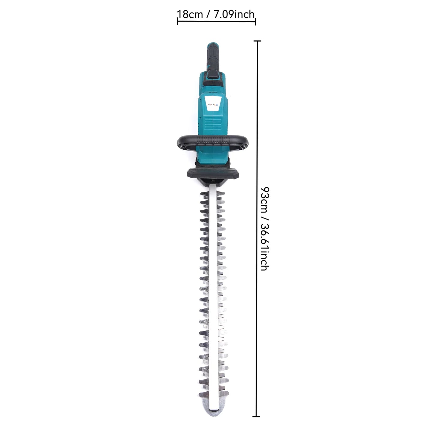 XYSD 20" Cordless Hedge Trimmer – 3000RPM with Battery & 180° Rotatable Head for Yard & Garden