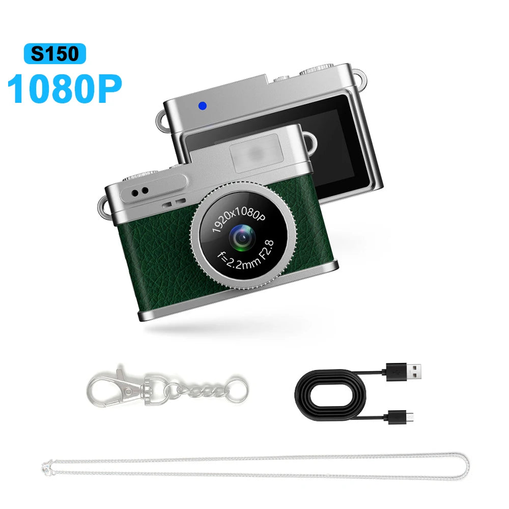 S150 Retro Mini Camera — 1080P/2K Digital Camera with Screen