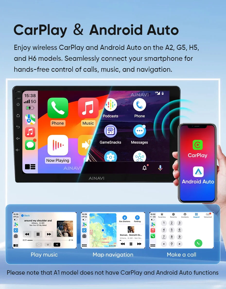 Ainavi Car Radio Multimedia Player For Toyota RAV4 RAV 4 XA40 2013-2019 RHD LHD Android 12 Auto Wireless Carplay Car Stereo DSP