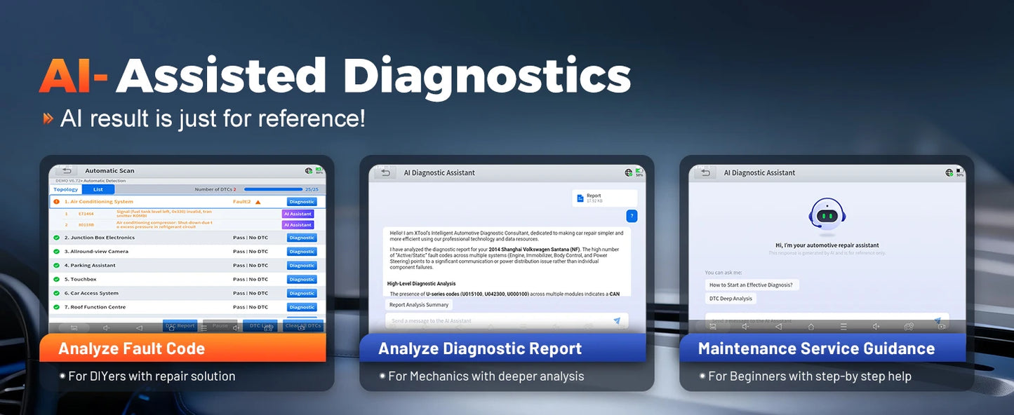Lifetime Free Update VDIAGTOOL VD70Lite Automotive Scanner AII Systems Car Diagnostic 31 Reset FCA Bidirectional OBD2 Scanner