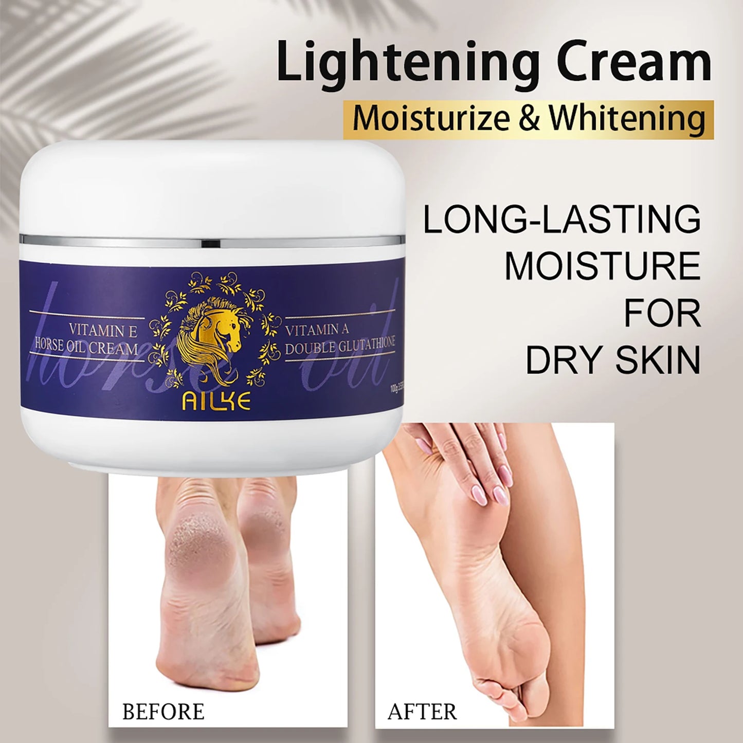 AILKE Double Glutathione Whitening Skin Care, Lightening, Remove Dark Spots, Skin Radiant, Moisturizing, Hydrating, Smooth