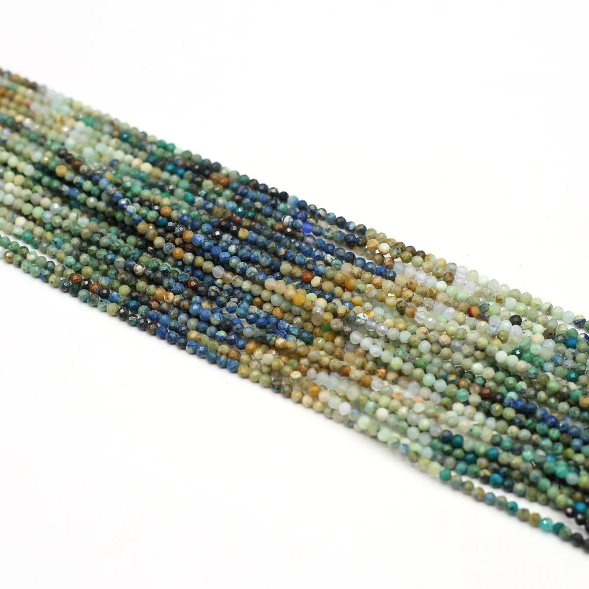 Natural Cut Faceted Round Face Loose Beads Various Colors For Jewelry Making DIY Beads Necklace Bracelet