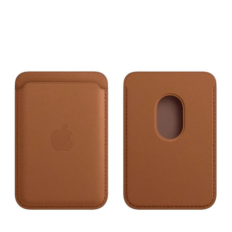 MagSafe Magnetic Wallet Card Holder – Leather Case for iPhone 17, 16, 15, 14, 13, 12 & Samsung