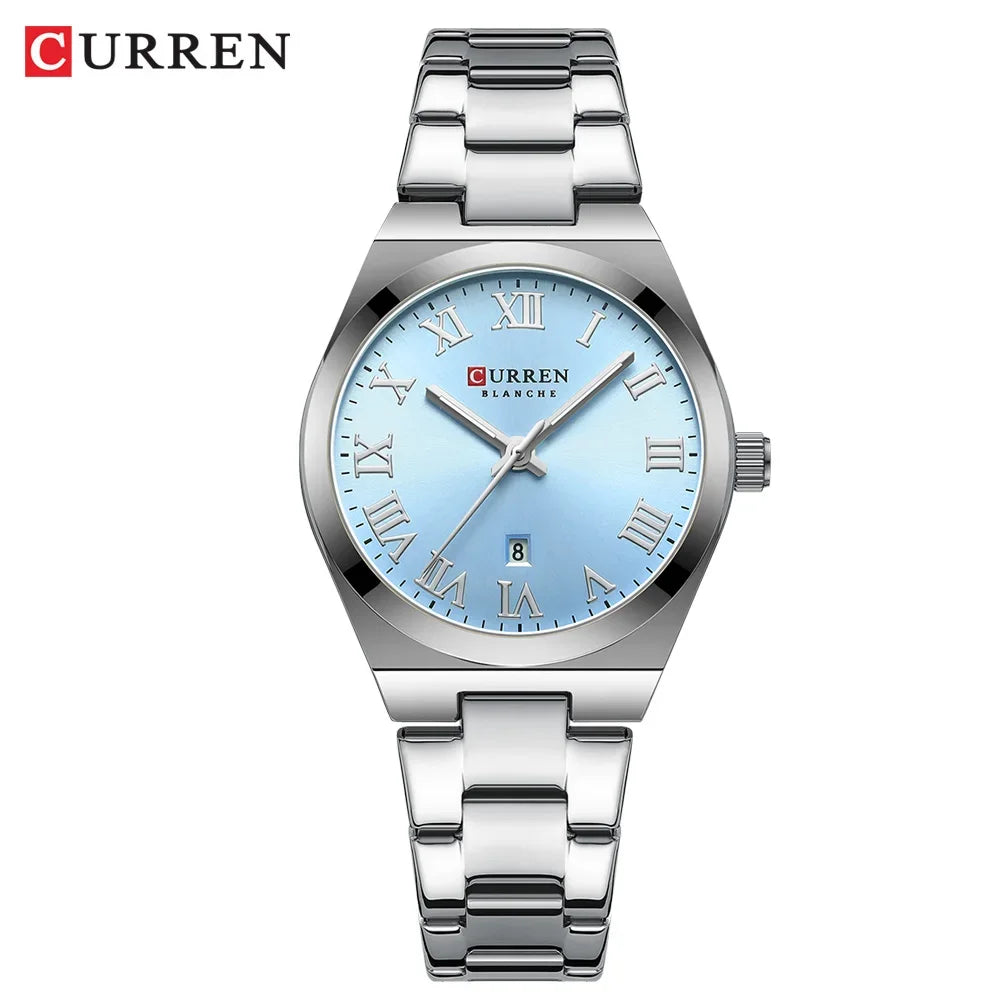 Stylish Waterproof Women’s Stainless Steel Bracelet Watch