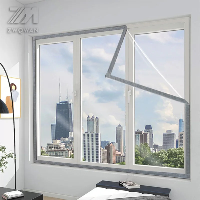 Windproof Window Insulation Film, Clear Winter Cover