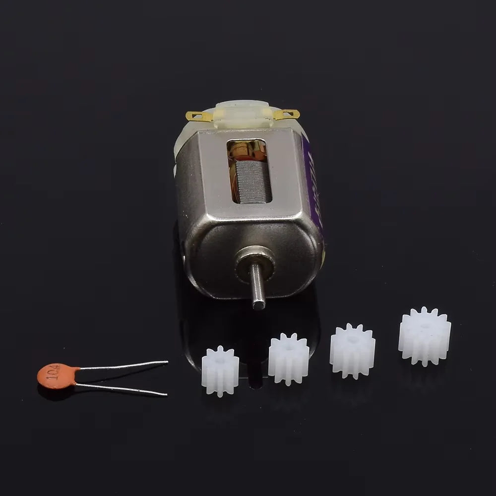 DC 3.6V 5V 6V 7.4V 8.4V 52000RPM FK-130 Micro Carbon Brush Motor High Speed Strong Magnetic Engine for RC 4WD Racing Slot Car