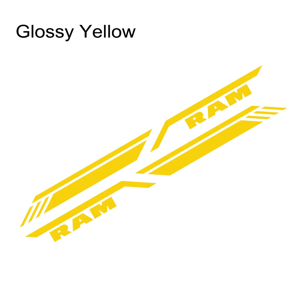 Pickup Bed Side Stripe Decal - Dodge Ram 1500/2500/3500 Rebel/TRX Style