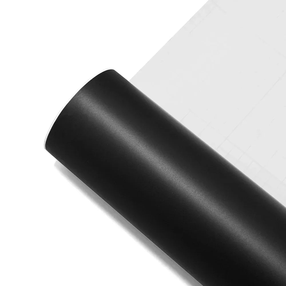 Premium Matte Black Vinyl Car Wrap Roll Film Sticker Vehicle Decal Body Trim Motorcycle Auto Decoration Film Air Bubble Free