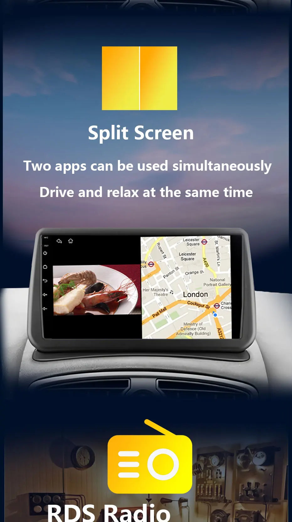 Wireless CarPlay for Chevrolet Trax 2014 - 2016 Car Radio Video Multimedia Player DSP Stereo GPS Navigation BT Split Screen WiFi