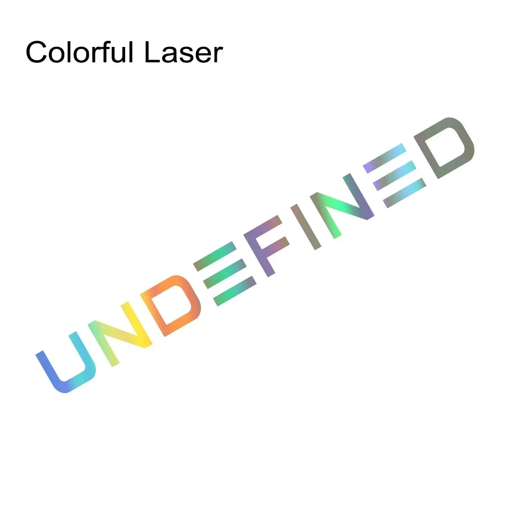 Four Sizes UNDEFINED Car Stickers Styling Car Body Window Windshield Bumper Motorcycle Decor Vinyl Film Decal Auto Accessories