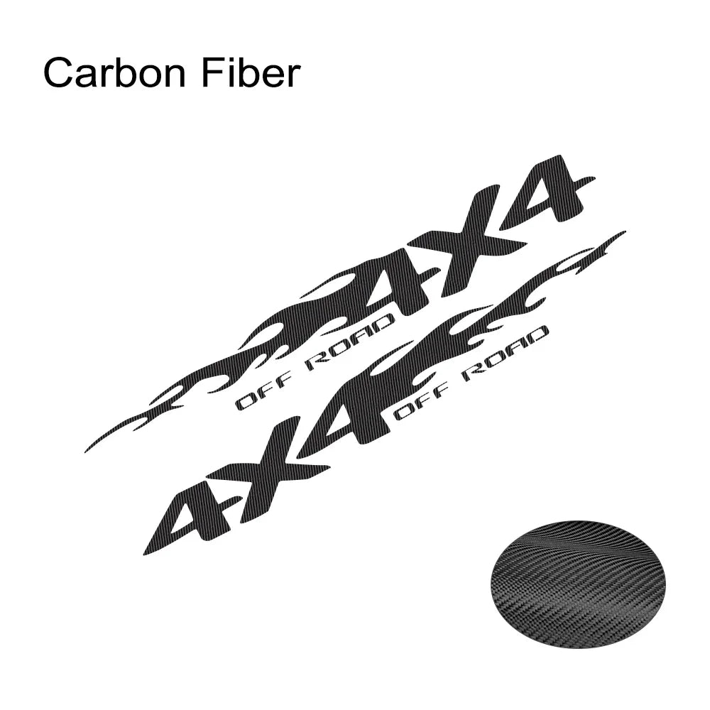4X4 Off-Road Pickup Truck Decals (2-Pack) - Custom Fit