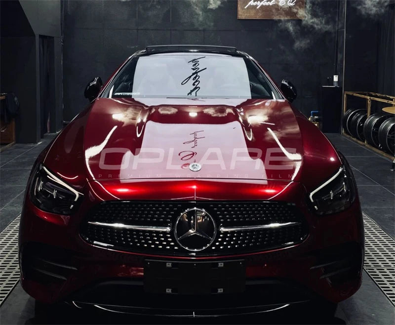 Highest quality PET glossy liquid metallic Gentiana red vinyl wrap film metallic Gentian red wrap for car wrap quality Warranty