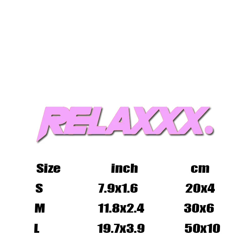 "RELAXXX"Stickers,,creative&fashion with high quality sticker for cars trucks motorcycles &laptops!