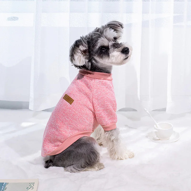 Round Neck Knit Dog Sweater - Warm Pullover for Small and Medium Pets - photo 11