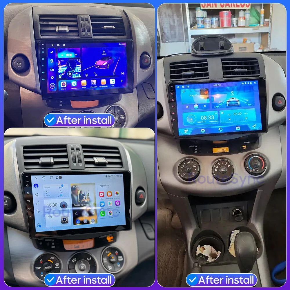Car Stereo with Apple CarPlay & Android Auto, Compatible with Toyota RAV4 3 XA30 (2005-2016)