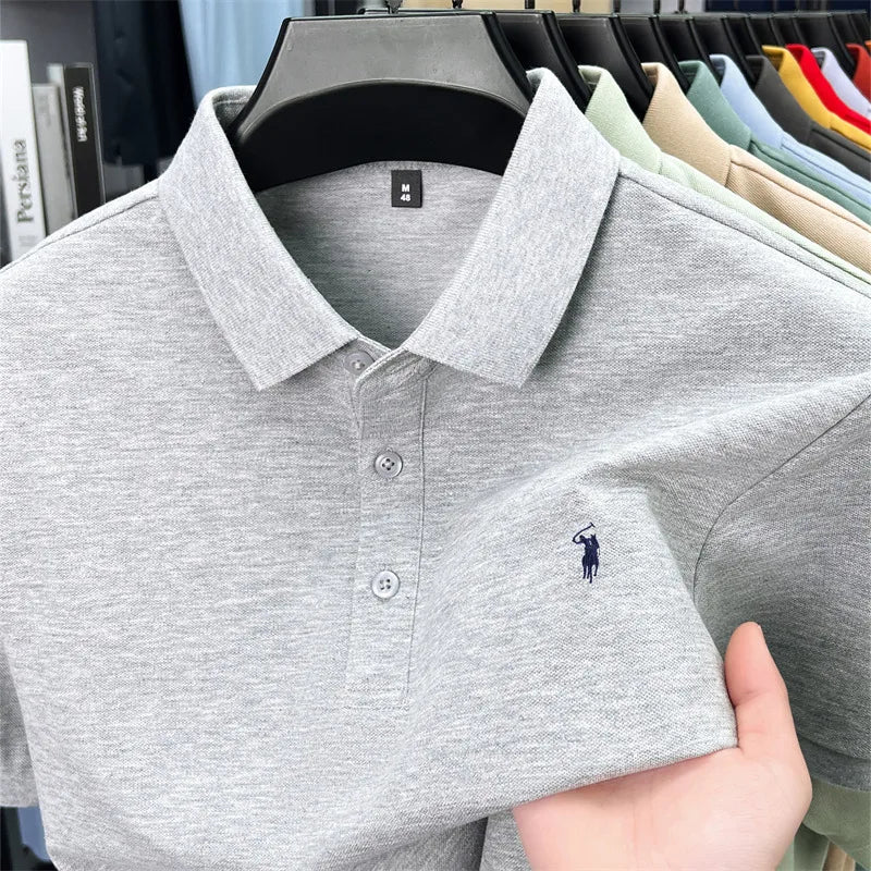 Men's Quick-Dry Polo Shirt — Breathable Summer Business Casual