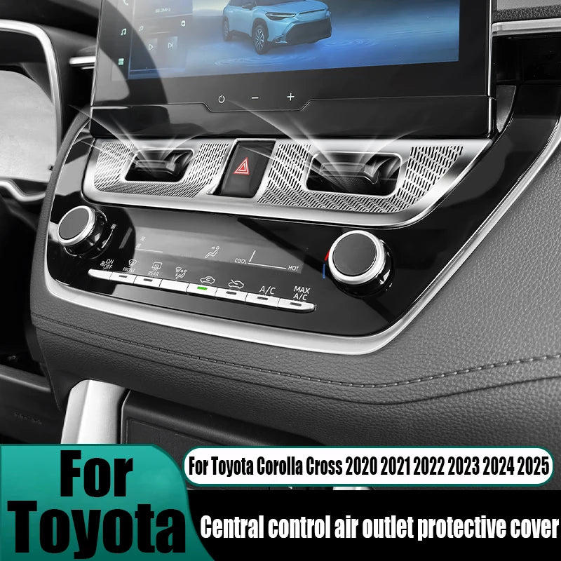 For Toyota Corolla Cross 2020 2021 2022 2023 2024 2025 dust cover for central control air outlet automotive interior accessories