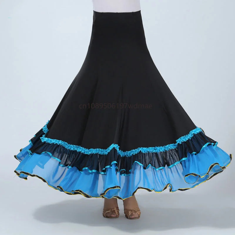 Women's flamenco dress with swing skirt