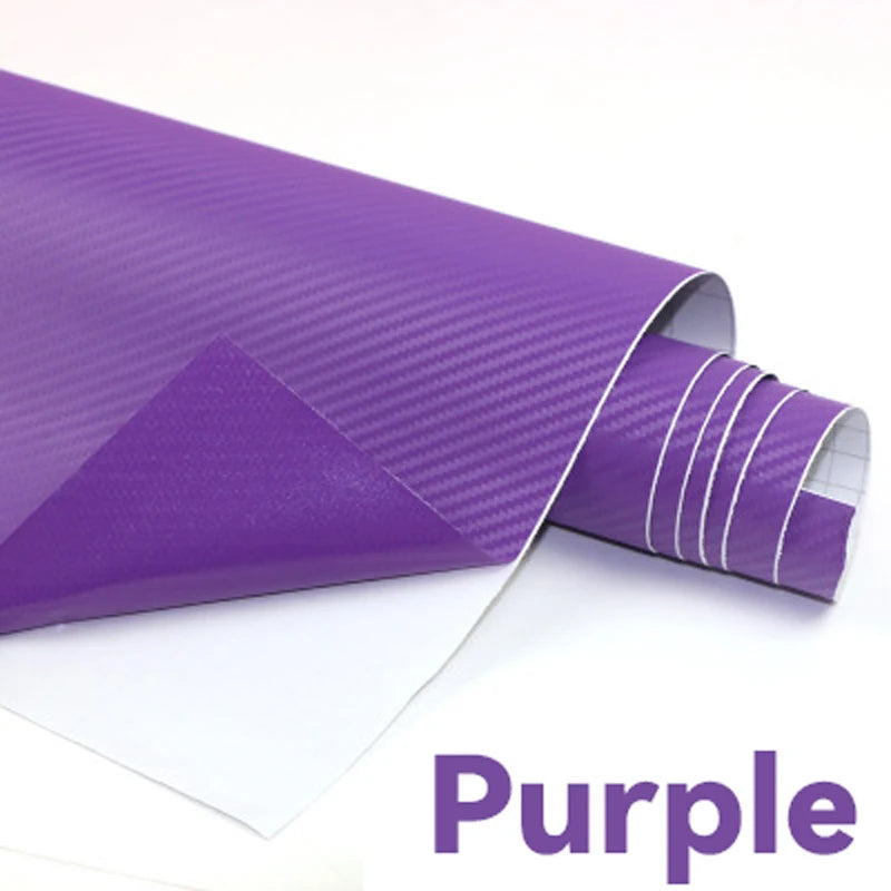 150cm Wide 3D Carbon Fiber Vinyl Film 3M Car Stickers Waterproof DIY Auto Vehicle Motorcycle Car Styling Wrap Roll Accessories
