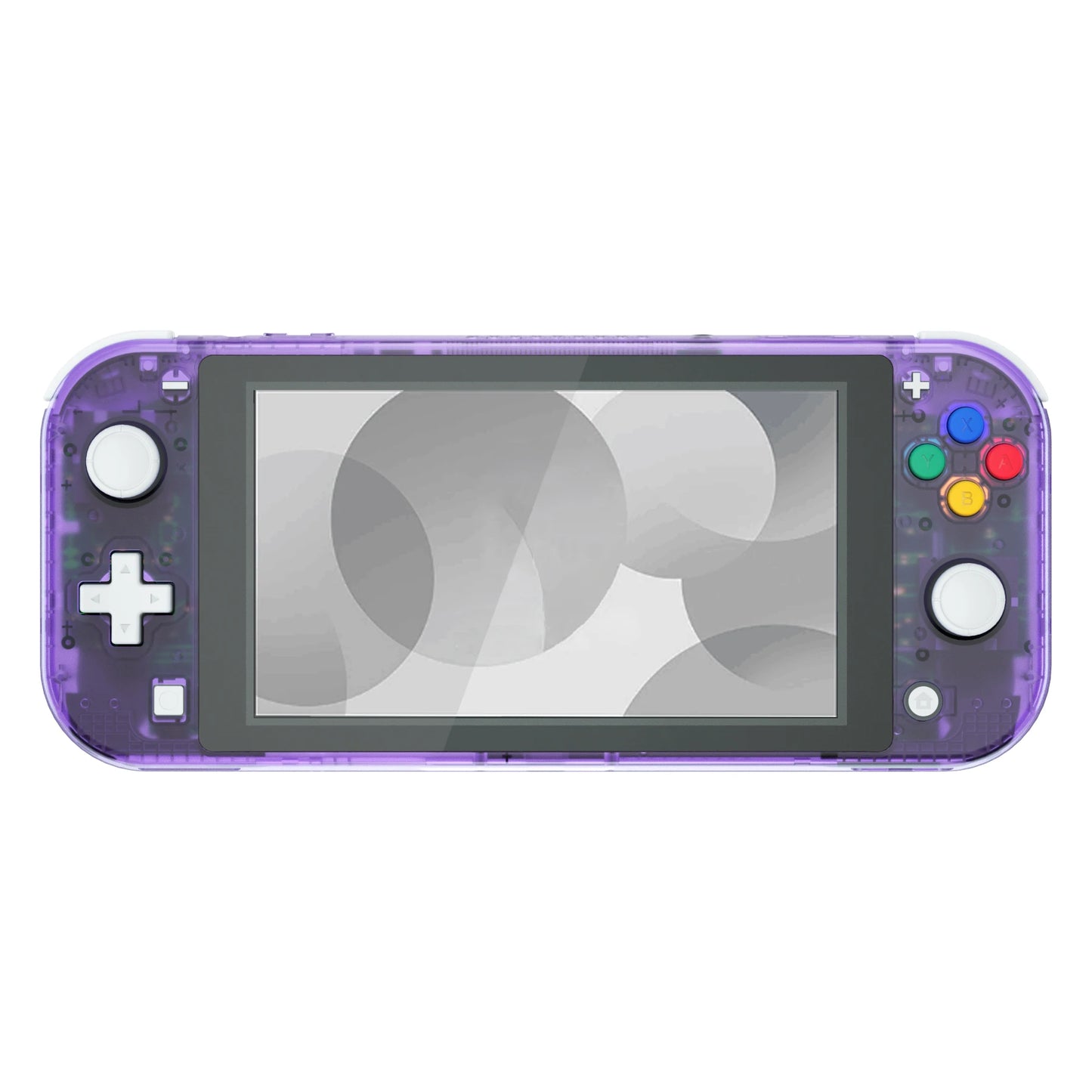 eXtremeRate Replacement Handheld Controller Housing Custom Shell with Screen Protector & ABXY Buttons for Nintendo Switch Lite