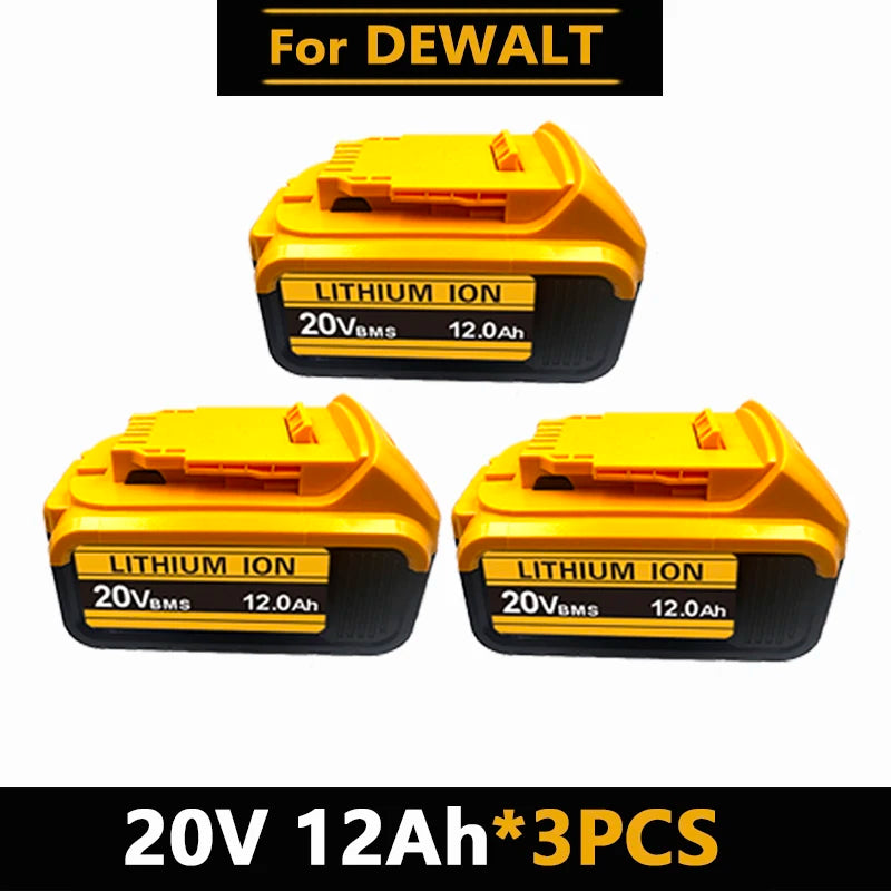.Original for DEWALT 20v/60V battery DCB606 DCB609 DCB182 DCB205 DCB206 DCB209 power tool 18V battery 6AH 9AH battery.