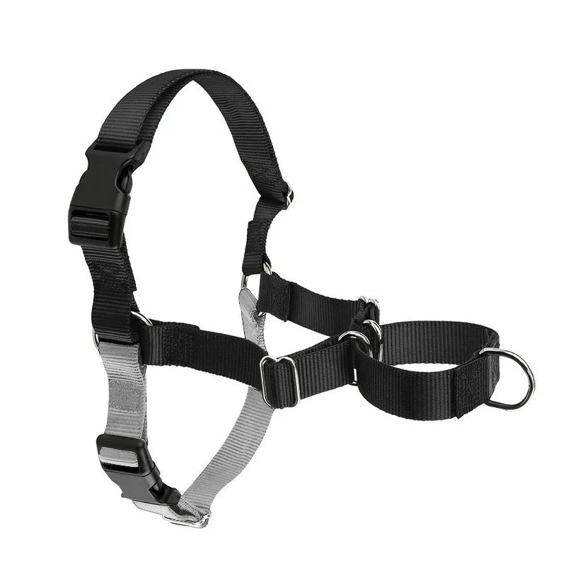 Medium Big Dogs Vest Harness Anti Break Solid Nylon Chest Traction Durable Husky Adjustable Walking Training Pet Accessories