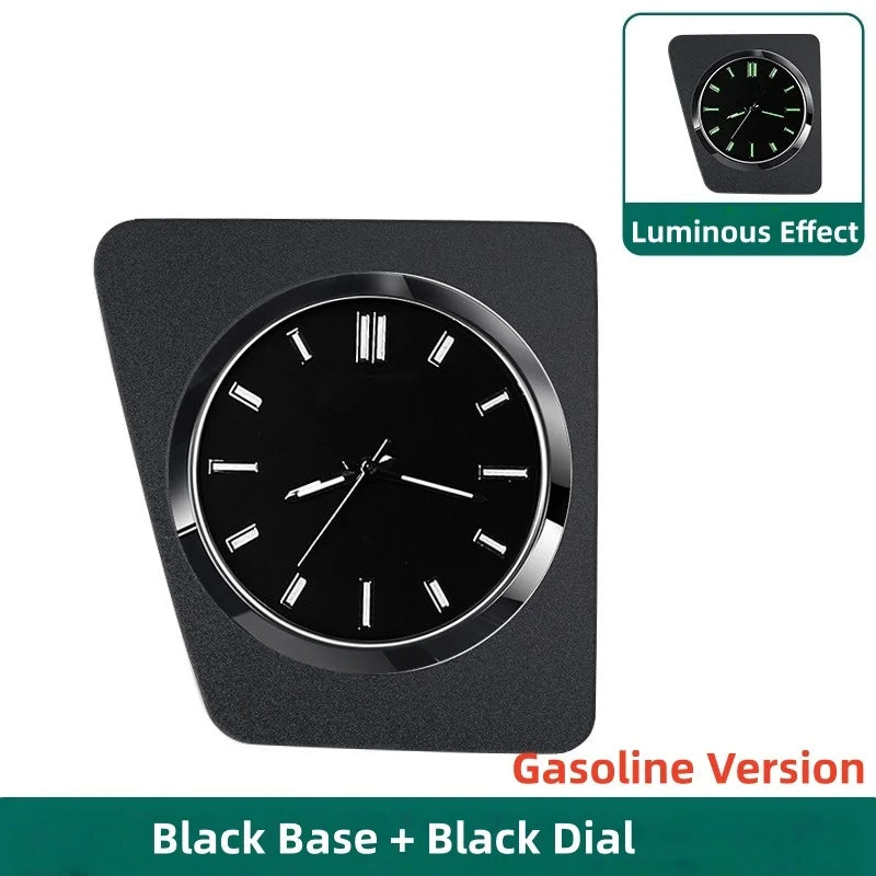 Car Dashboard Stick-On Luminous Digital Clocks Auto Vehicle Air Outlet Mini Watches For Toyota RV4 WILDLANDER 2024-2025