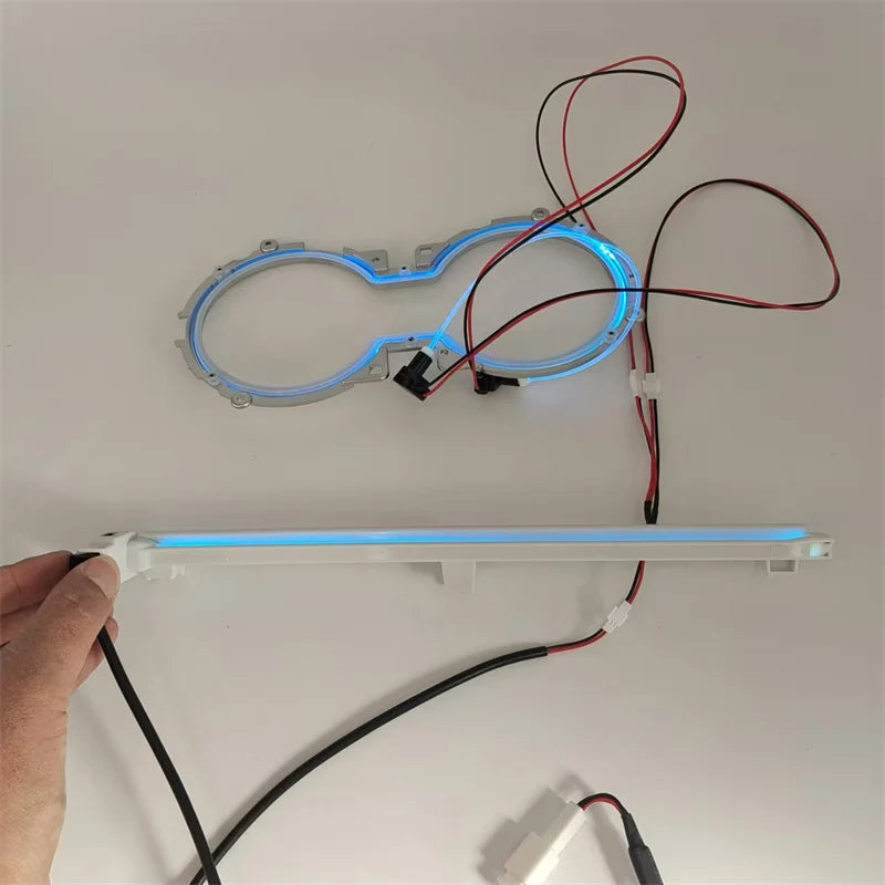 LHD Car Co-pilot Atmosphere Light Lamp Interior Ambient Bright for Toyota Camry XV70 cup light 2018-2023 2in1