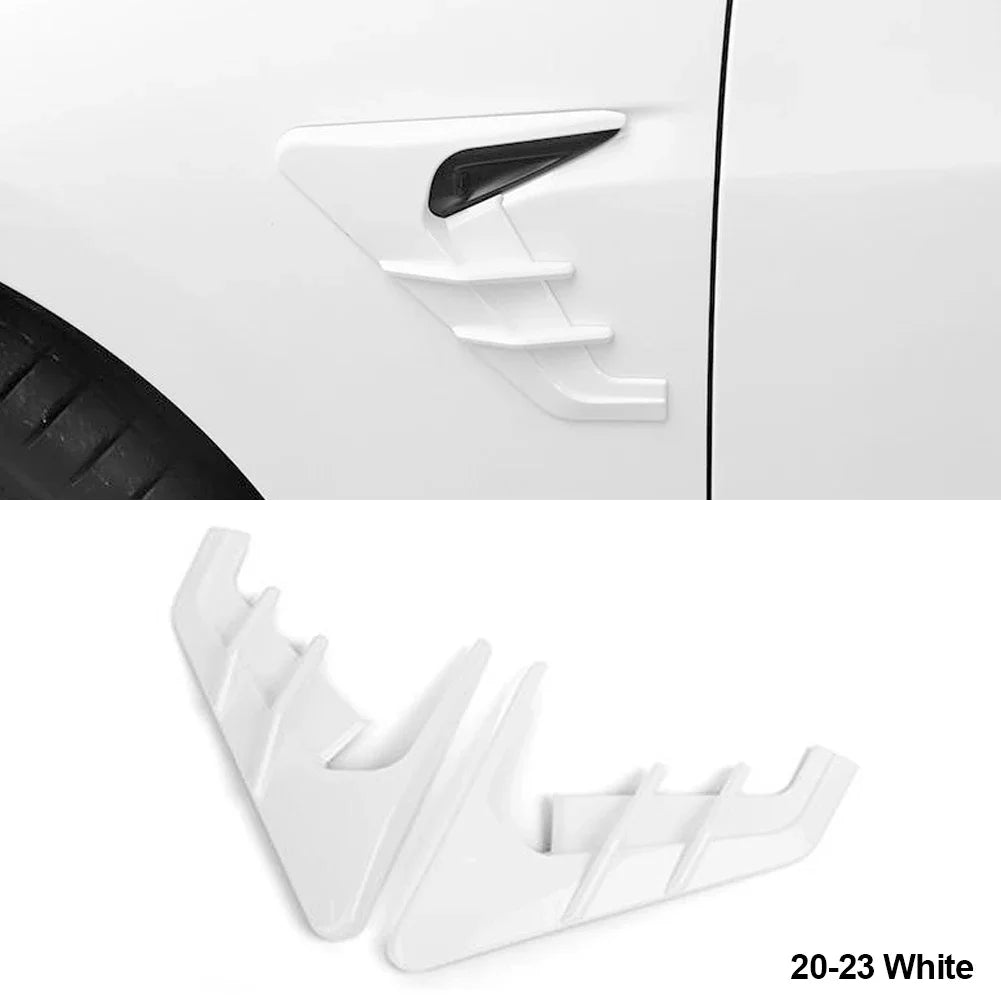 2Pcs Car Side Camera Protection Covers Kit Decoration Sticker Car Modification Accessories for Tesla Model 3 Moel Y 2020-2025