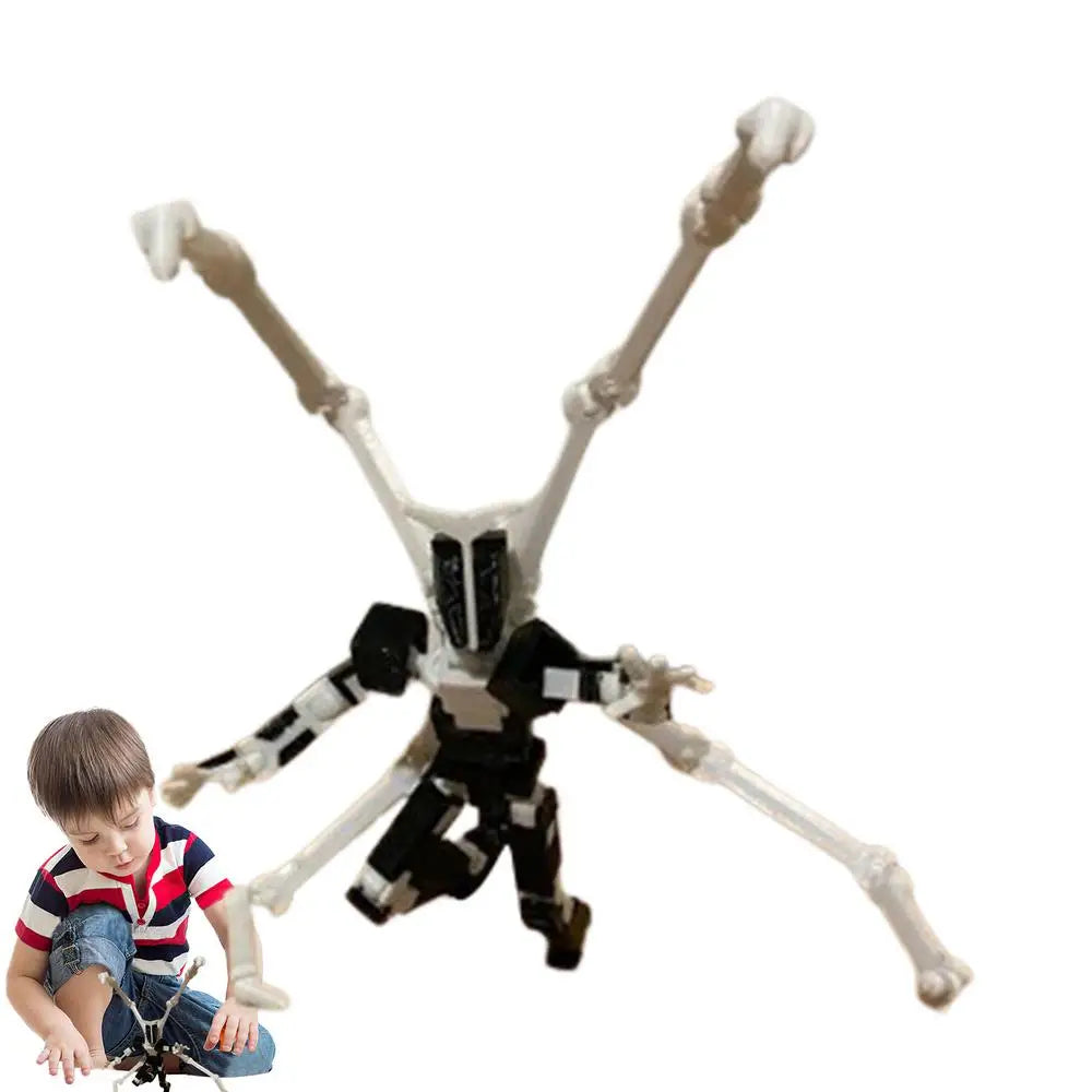 3D Movable Multi-Joint Robot Action Figure — Poseable Desktop Toy & Decor