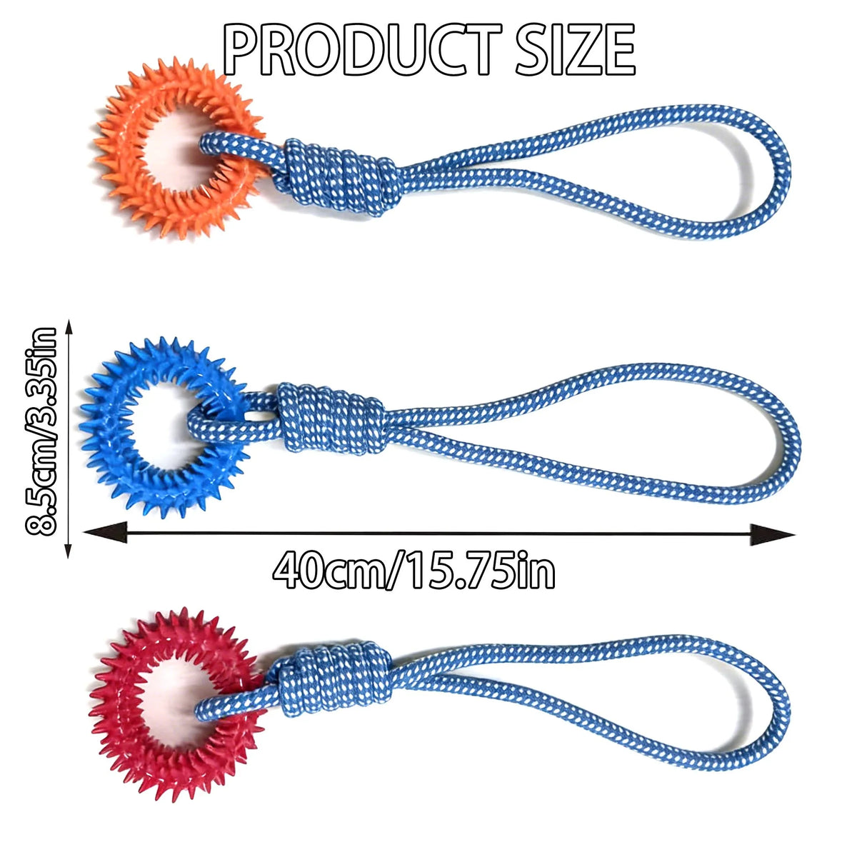 Dog Tug & Chew Toy - Indoor Interactive Training Toy – photo 3