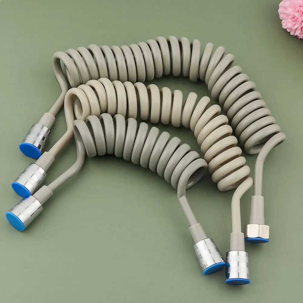 Flexible Anti-wrap Telephone Line Style Bath Sprayer Connect Pipe Spring Shower Hose Toilet Bidet Water Plumbing