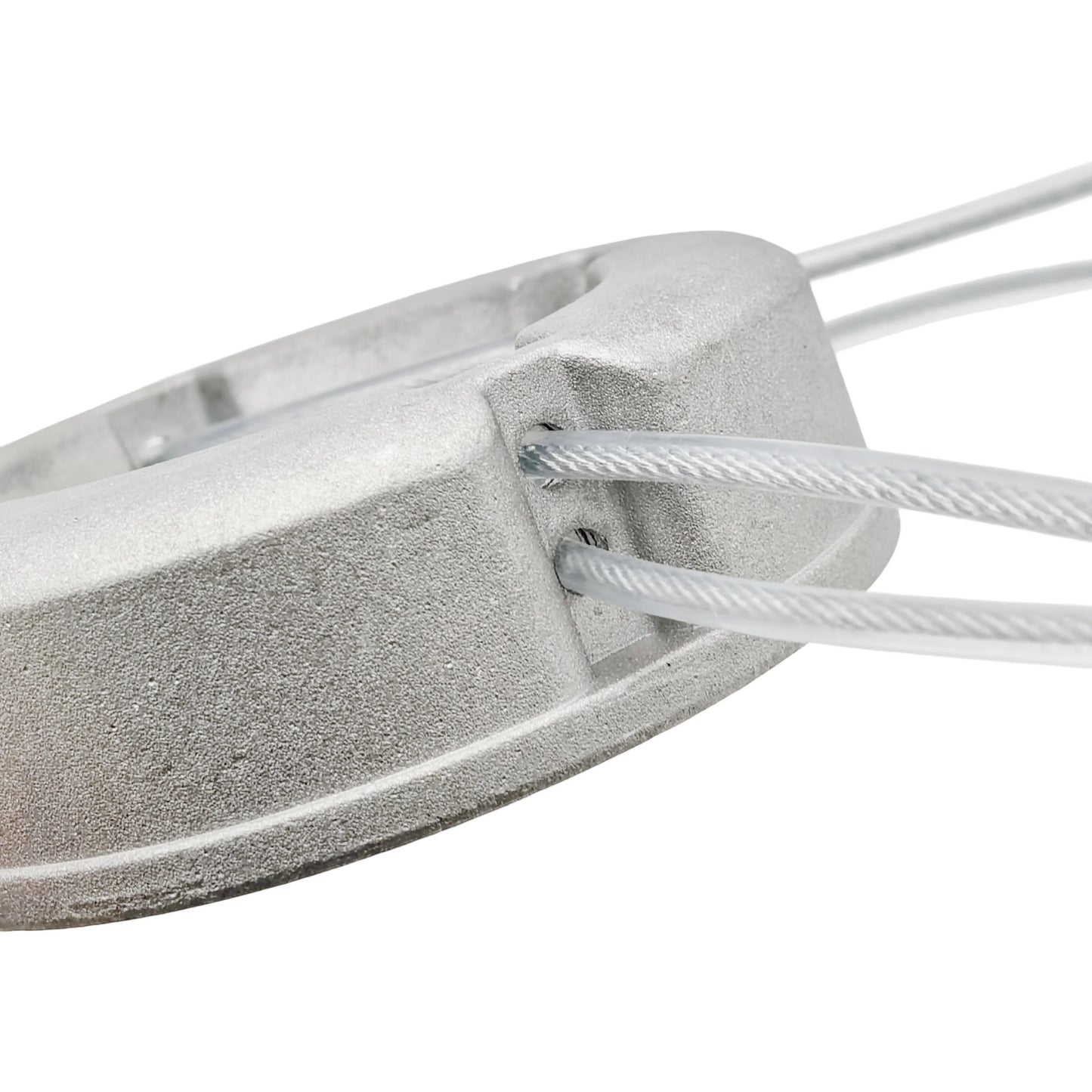 Aluminum Trimmer Head 5/8 inch/15mm Through Hole Fit String Trimmer Replacement Head Wire Rope Weed Head Accessories