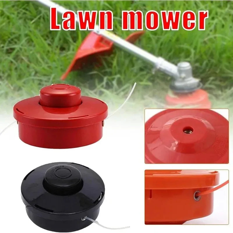 Hot Sale Gasoline Brush Cutter Replacement Spool Head for M10*1.25(Black)Garden Power Tool Accessories Trimmer Grass Universal
