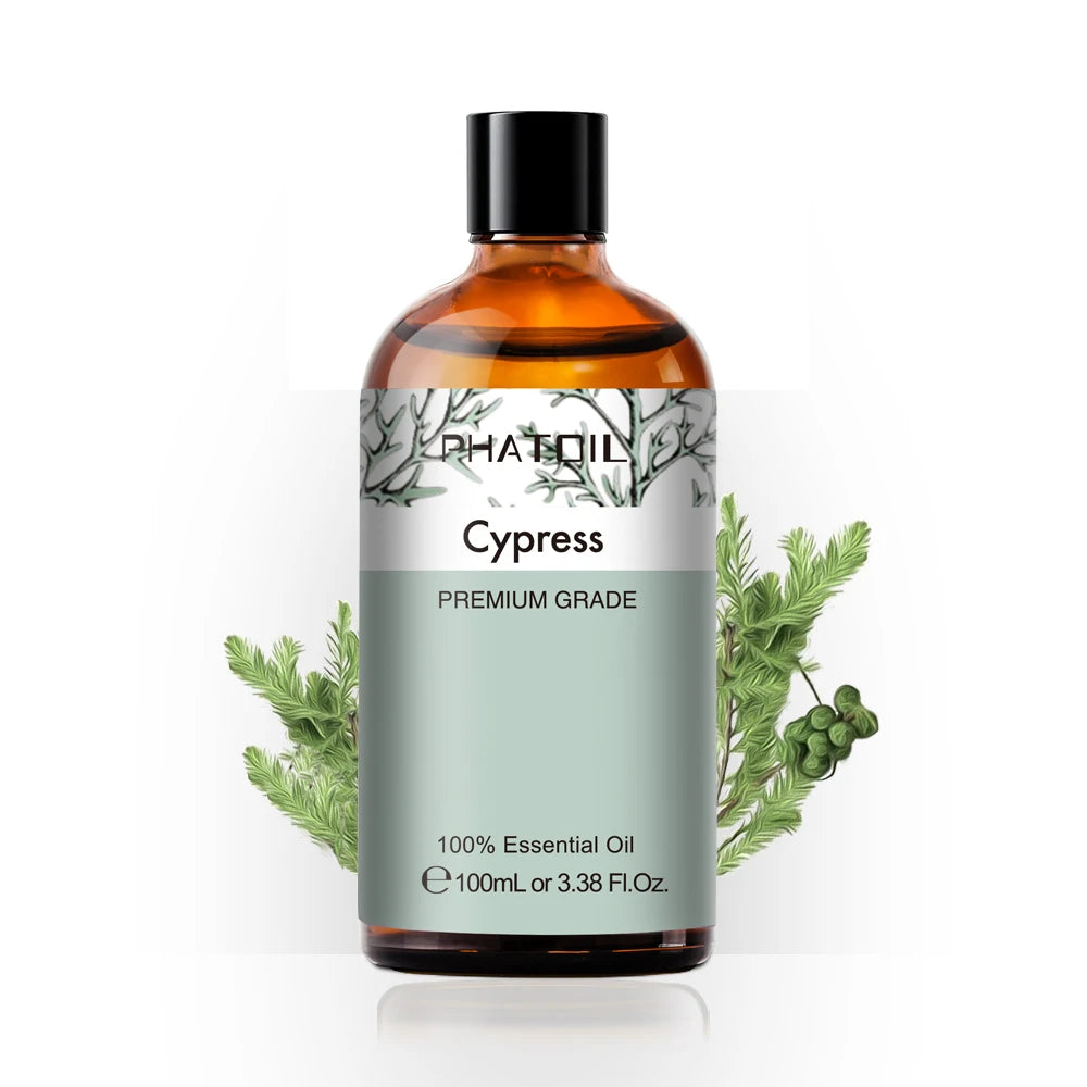 100ml Pure Essential Oil for Diffusers — Aromatherapy (Lavender, Rose, Peppermint & More)