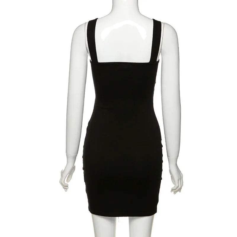 Women's Summer Sleeveless Sexy Mini Dress – Slim Fit Casual Club Dress | Multiple Colors & Sizes