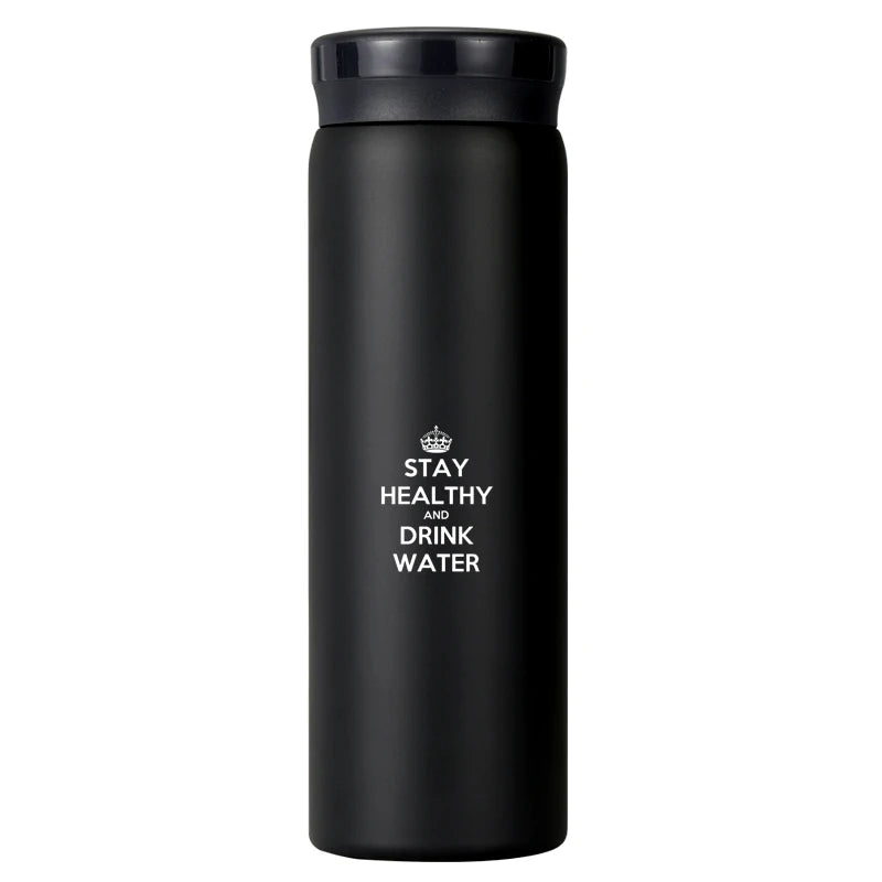 200/300ML 316 Stainless Steel Pocket Mini Thermos Custom LOGO Black Hot Water Bottle Vacuum Flask For Ice Coffee Travel Cup
