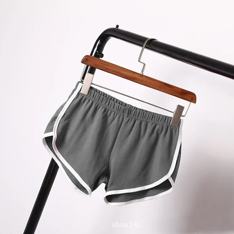 Women's High-Waist Fitness Sports Shorts – Yoga Running Cycling Hot Pants | S–XXXL (12 Colors)
