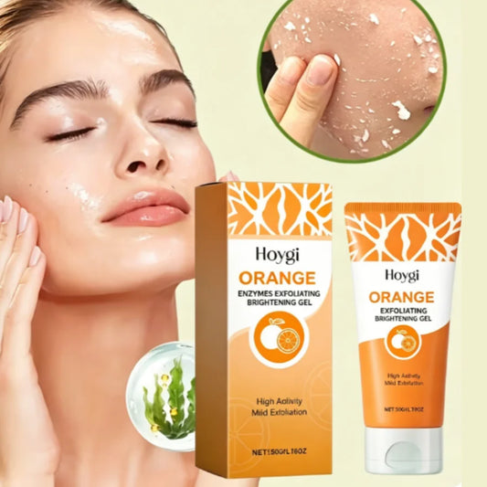 Exfoliating Blackhead Gel with Protease&Niacinamide Pore Purifying &Brighten skin tone,Ascorbic Acid,Gentle Dead Skin Remover.