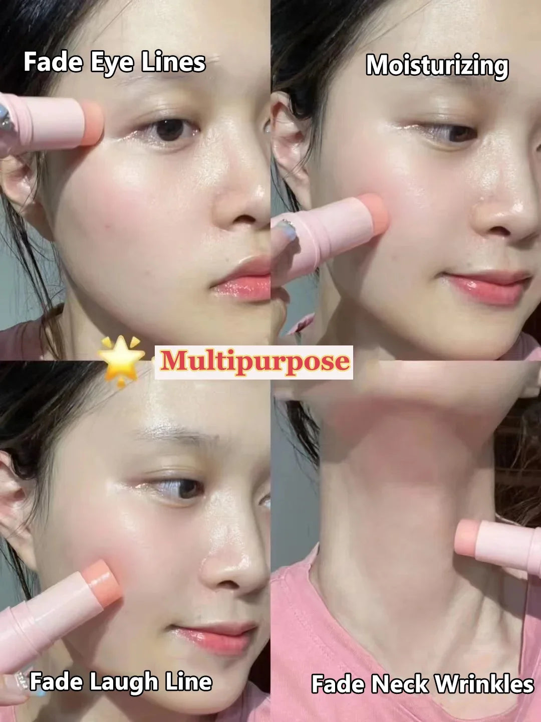 Eelhoe Collagen & Hyaluronic Acid Multi Bounce Balm Stick 9g – Instant Anti-Aging, Wrinkle Reduction, Brightening & Moisturizing | CPNP Certified